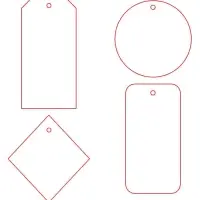 Этикетка бумажная на заказ Paper, S