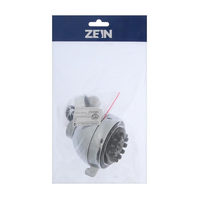 Лейка стационарная ZEIN Z0509, 5 режимов, с черными вставками, пластик Лейка стационарная ZEIN Z0509, 5 режимов, с черными вставками, пластик