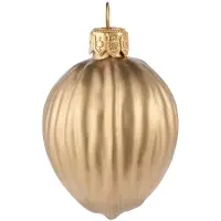 Елочная игрушка &laquo;Грецкий орех&raquo;, матовое золото