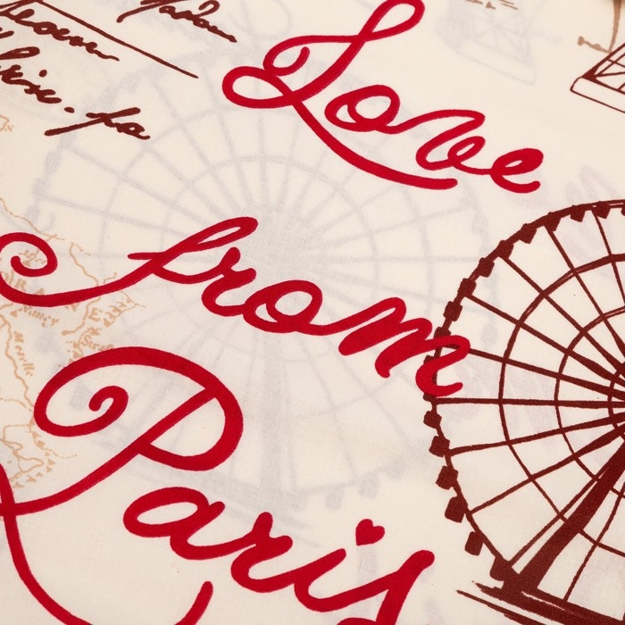 Постельное бельё 1,5сп Артпостель &laquo;Прогулка по парижу&raquo; 145х215, 150х215, 70х70см - 2 шт