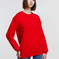 Свитшот унисекс Columbia, красный, размер 3XL