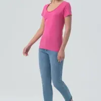 Футболка женская Metropolitan ярко-розовая, размер XL Футболка женская Metropolitan ярко-розовая, размер XL