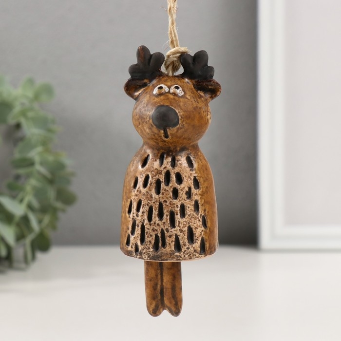 Колокольчик керамика Колокольчик керамика "Оленёнок" 4,7х6,1х9,9 см