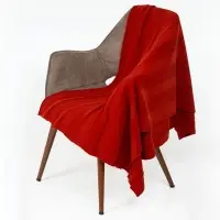 Плед Pleat, коричневый (терракота) Плед Pleat, коричневый (терракота)