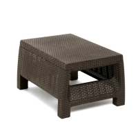 Набор садовой мебели: диван угловой и стол, мокко Набор садовой мебели: диван угловой и стол, мокко