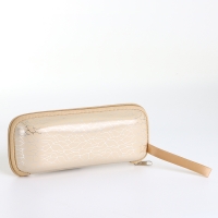 Футляр для очков на молнии, длина 16 см, цвет бежевый Футляр для очков на молнии, длина 16 см, цвет бежевый