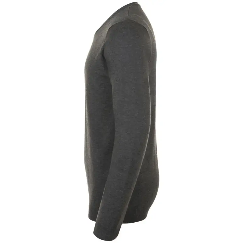 Пуловер мужской Glory Men черный меланж, размер S Пуловер мужской Glory Men черный меланж, размер S