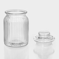 Банка стеклянная для сыпучих продуктов &laquo;Лада&raquo;, 800 мл, 10&times;18 см