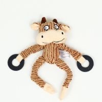 Игрушка текстильная с резиновыми кольцам "Бык", 26 х 10 см Игрушка текстильная с резиновыми кольцам "Бык", 26 х 10 см