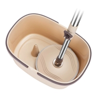 Швабра с отжимом и ведро Доляна, 42,5&times;29&times;18 см, 14 л, телескопическая ручка 80 - 110 см