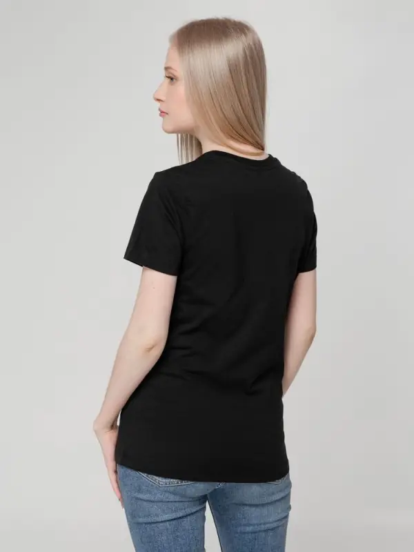 Футболка женская T-bolka Lady, черная, размер S Футболка женская T-bolka Lady, черная, размер S