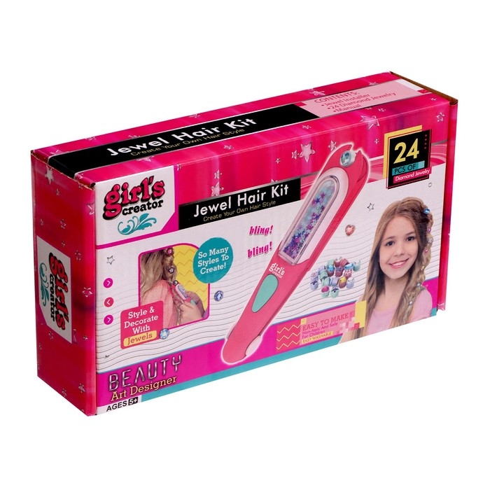 Набор парикмахера &laquo;Креатив&raquo; с аксессуарами для волос + аппарат для страз