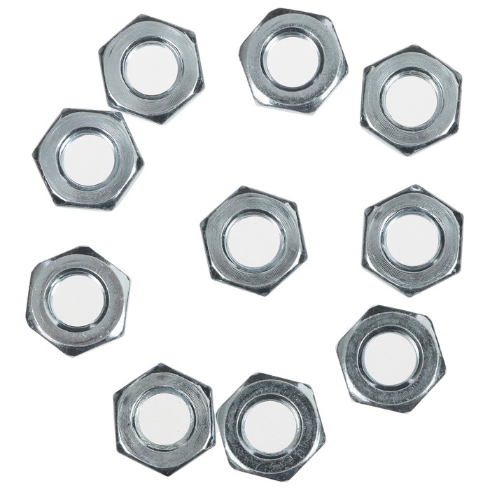 Контргайка оси 8 мм, цвет серебристый