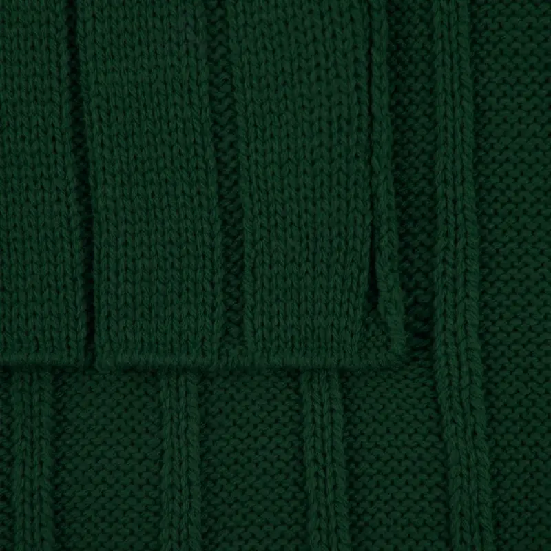 Плед Tressa, темно-зеленый