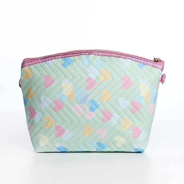 Сумка детская для девочки на молнии, цвет зелёный Сумка детская для девочки на молнии, цвет зелёный