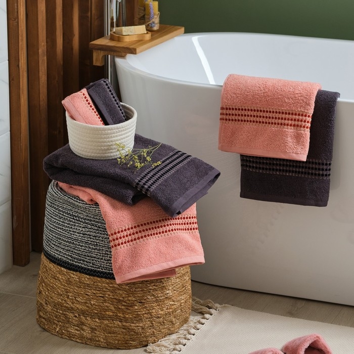 Полотенце махровое Love Life «Адажио» 70х140 см, серый, 100% хл, 450 гр/м2 Полотенце махровое Love Life «Адажио» 70х140 см, серый, 100% хл, 450 гр/м2