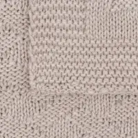 Плед Snippet, бежевый меланж