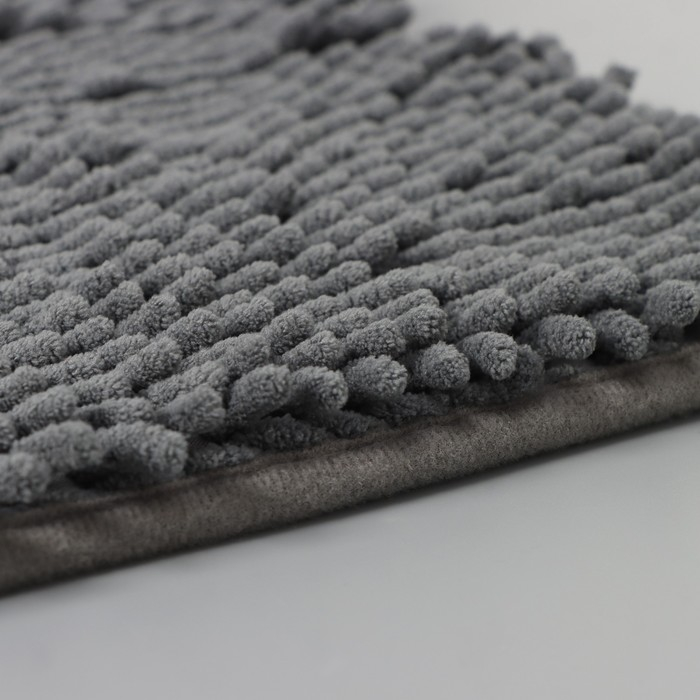 Коврик для дома Доляна «Букли длинные», 49×75,5 см, цвет серый Коврик для дома Доляна «Букли длинные», 49×75,5 см, цвет серый