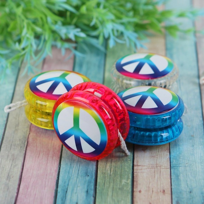 Йо-Йо «Мир», световой, цвета МИКС Йо-Йо «Мир», световой, цвета МИКС