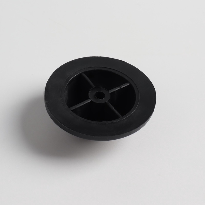 Ножки для чемодана круглые d4*1,5см (наб 10шт цена за наб) пластик чёрный