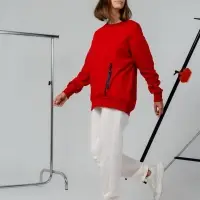 Свитшот унисекс Kosmos 2.0, кремовый, размер M/L