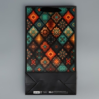 Пакет подарочный под две бутылки, упаковка, «Best wishes», 35 х 20 х 9 см Пакет подарочный под две бутылки, упаковка, «Best wishes», 35 х 20 х 9 см