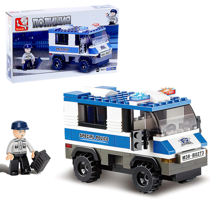 Конструктор &laquo;Полицейский спецназ: спецмашина&raquo;, 126 деталей