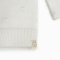 Кардиган вязаный Крошка Я, р.80-86, молочный Кардиган вязаный Крошка Я, р.80-86, молочный