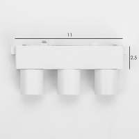 Светильник трековый ULTRA "Три бочонка" LED 6Вт 3000K-5700К CRI90 белый 12,2х2,6х5,5см Светильник трековый ULTRA "Три бочонка" LED 6Вт 3000K-5700К CRI90 белый 12,2х2,6х5,5см