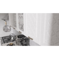 Кухня Агава, 2000х600, Акация белая/Сапфир