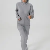 Куртка с капюшоном унисекс Begi, серая, размер M