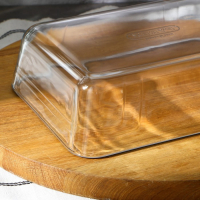 Форма прямоугольная для запекания и выпечки из жаропрочного стекла Cook&Store, 1,5 л, с крышкой Форма прямоугольная для запекания и выпечки из жаропрочного стекла Cook&Store, 1,5 л, с крышкой