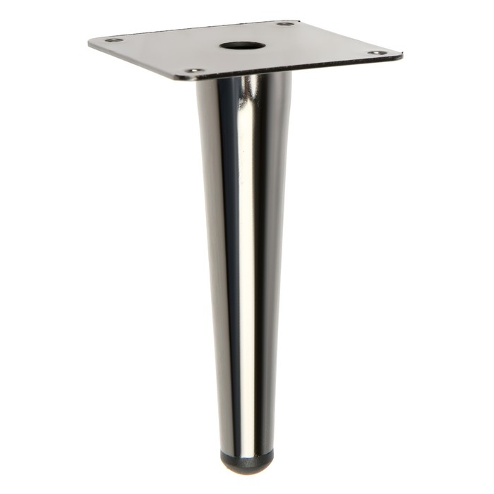 Опора мебельная CAPPIO OP08,h=150мм,толщ площ 1,8, цвет глянцевый черный Опора мебельная CAPPIO OP08,h=150мм,толщ площ 1,8, цвет глянцевый черный