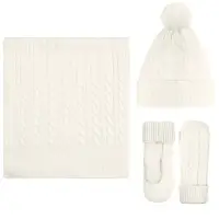 Шарф Heat Trick, молочно-белый