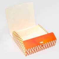 Новый год. Коробка подарочная новогодняя складная, упаковка, &laquo;С Новым Годом&raquo;, 20 &times; 18 &times; 5 см.