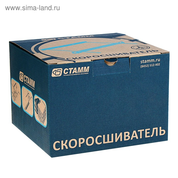 Набор механизмов для скоросшивания СТАММ, пластик, 100 шт., красные