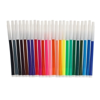 Фломастеры, 24 цвета, невентилируемый колпачок Фломастеры, 24 цвета, невентилируемый колпачок