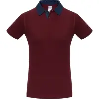 Рубашка поло мужская DNM Forward бордовая, размер S