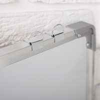 Доска магнитно-маркерная, двусторонняя, с полочкой, 90 &times; 60 см