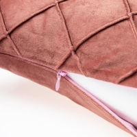 Наволочка декоративная Этель &laquo;Соло&raquo;, цвет пыльная роза, размер 43х43 см