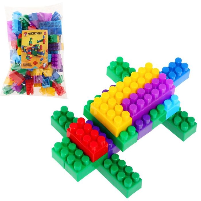 Конструктор №12 &laquo;Семицветик&raquo;, 84 детали