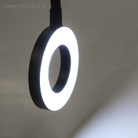 Светодиодная кольцевая лампа Luazon СК-001, гибкая ножка, 5 Вт, 12 ламп, 10 режимов Светодиодная кольцевая лампа Luazon СК-001, гибкая ножка, 5 Вт, 12 ламп, 10 режимов