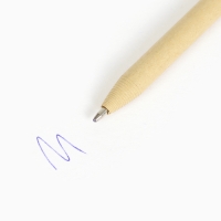 Эко-ручка шариковая в открытке &laquo;Дорогому учителю&raquo;, синяя паста