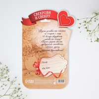 Ложки с гравировкой, набор 2 шт  &laquo;Свекрови и свекру&raquo;, 15,5 х 25,5 см.