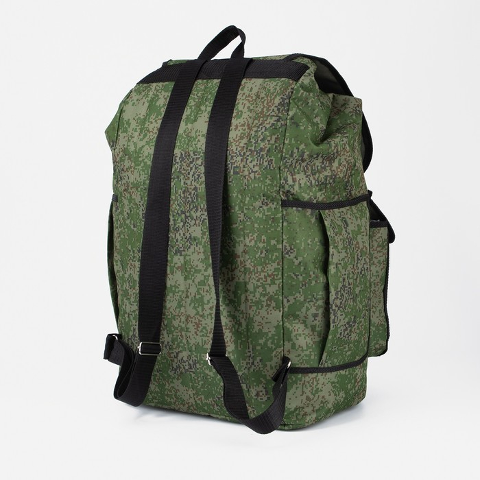 Рюкзак туристический, 55 л, отдел на шнурке, 4 наружных кармана, &laquo;ЗФТС&raquo;, цвет хаки