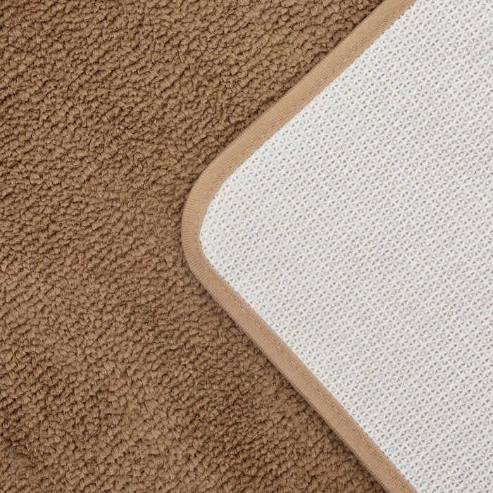 Коврик Доляна «Нина», 50×80 см, цвет бежевый Коврик Доляна «Нина», 50×80 см, цвет бежевый