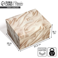 Коробка подарочная складная, упаковка, &laquo;Нежности&raquo;, 31 х 25.5 х 16 см