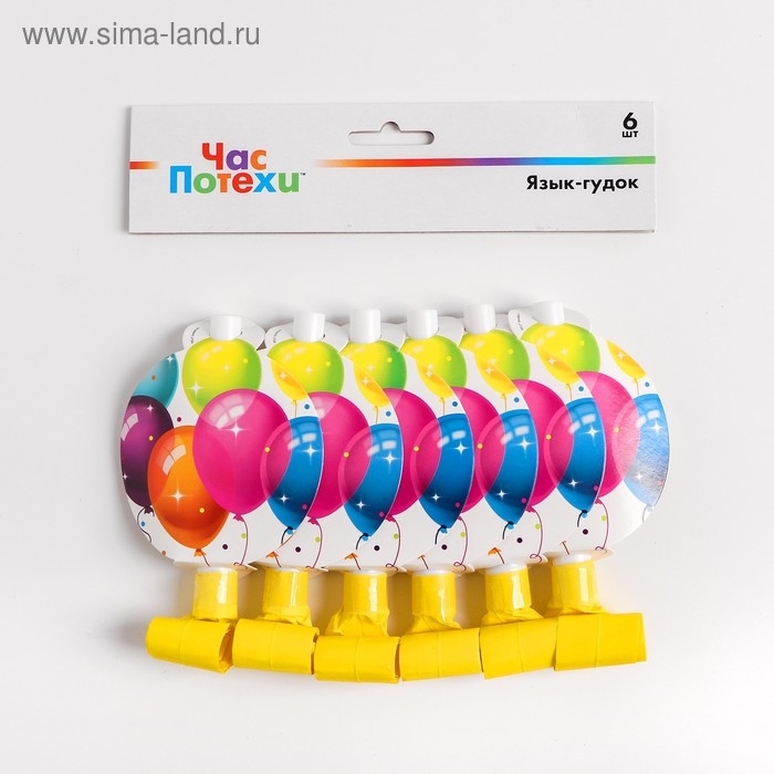 Язычки-гудки &laquo;Кристальные шары&raquo;, набор 6 шт.