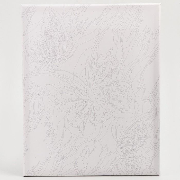 Картина по номерам на холсте с подрамником с золотой краской &laquo;Бабочки&raquo;, 40 х 50 см