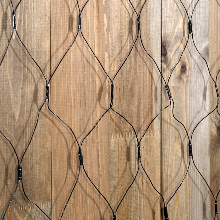 Гирлянда «Сеть» 2 х 3 м, IP44, УМС, тёмная нить, 384 LED, свечение мульти, 220 В Гирлянда «Сеть» 2 х 3 м, IP44, УМС, тёмная нить, 384 LED, свечение мульти, 220 В